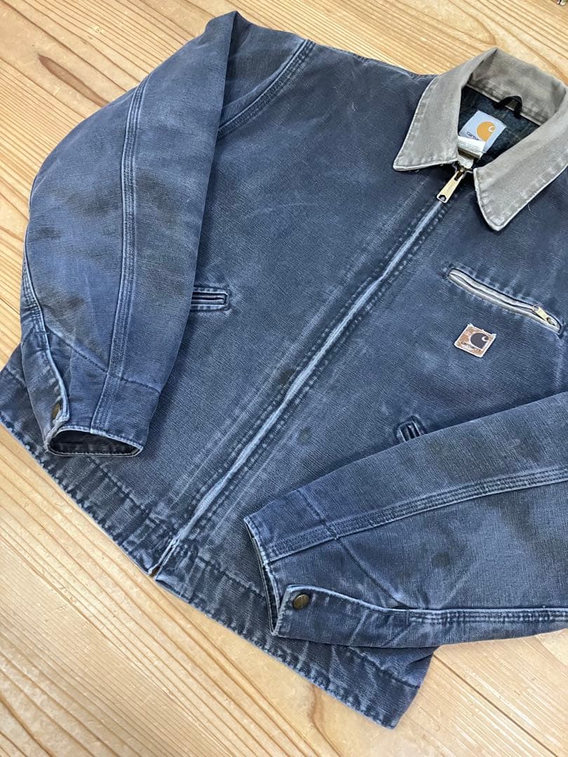 ✔️J97 Carhartt 【M】 PTL デトロイトジャケット ペトロール