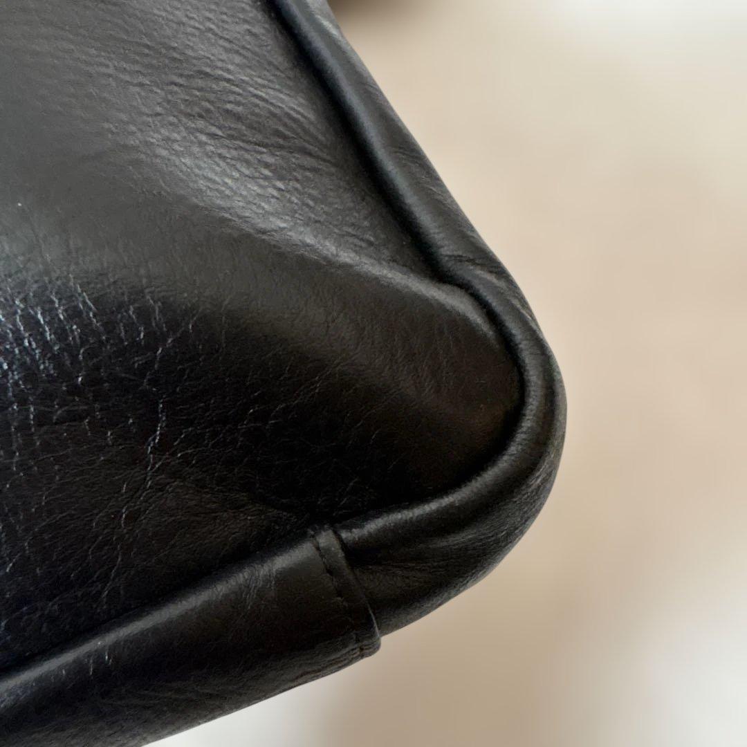 美品✨ポーター　ビジネスバッグ　オールレザー　2way ブラック　シボ革
