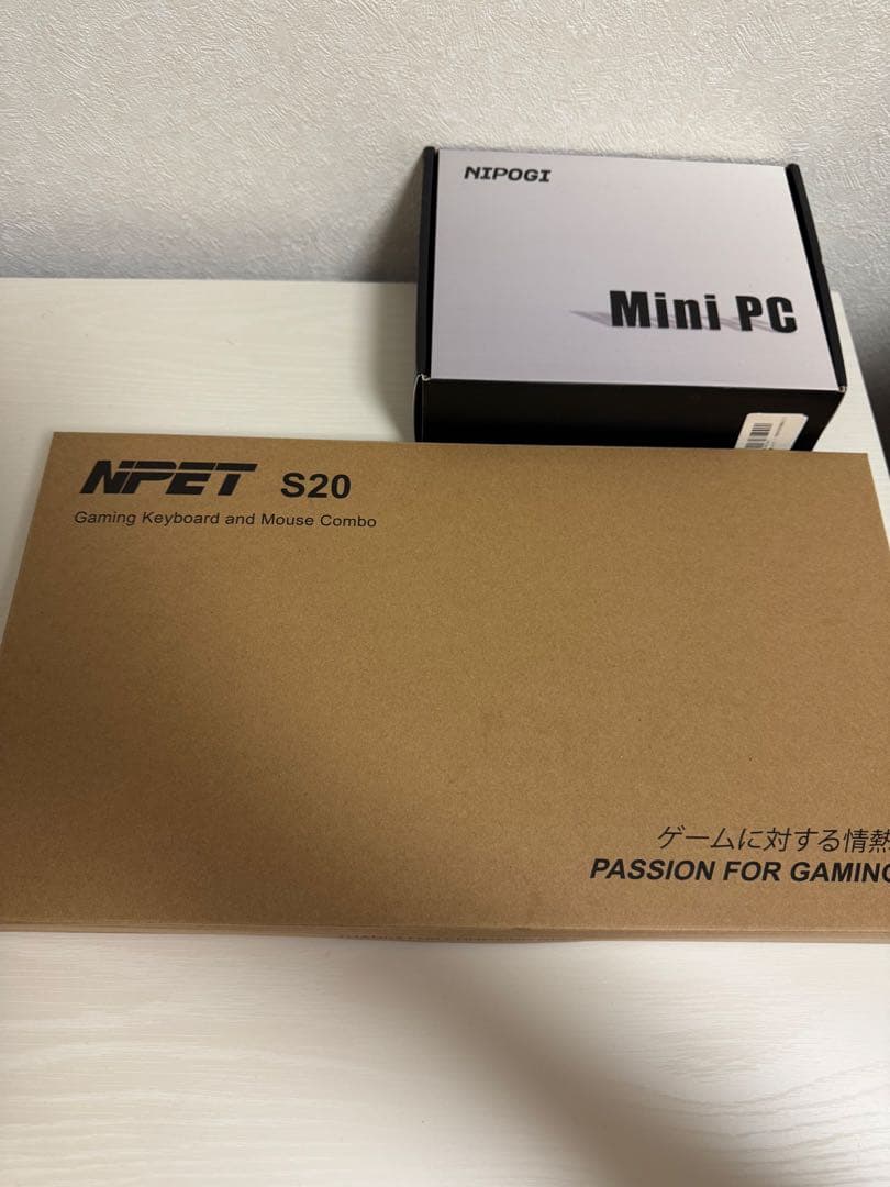 NIPOGI ミニPC キーボード/マウス/マウスパッド　セット