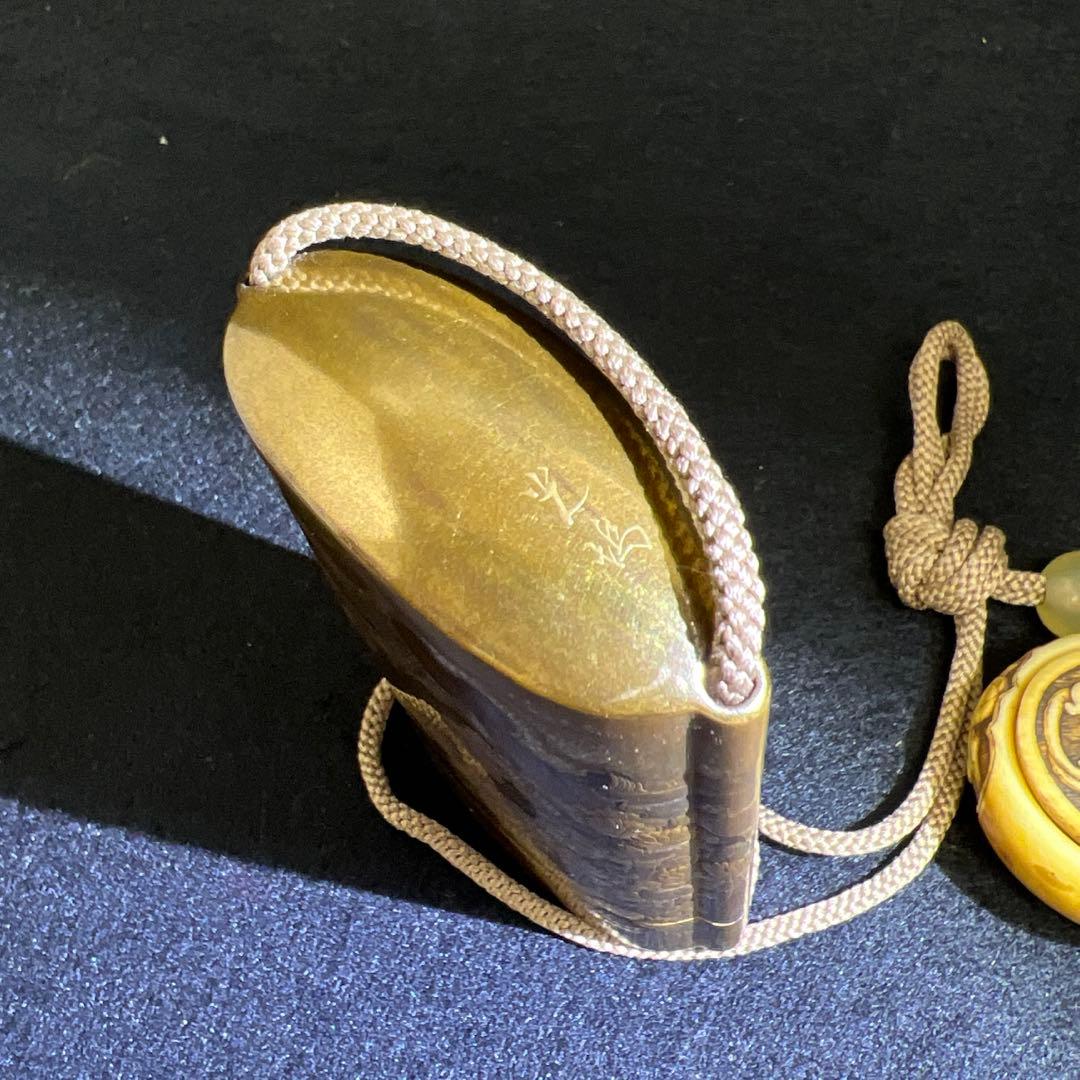 在銘　極上蒔絵　饅頭根付印籠　40g 東Y7-1219☆2Fチコチル