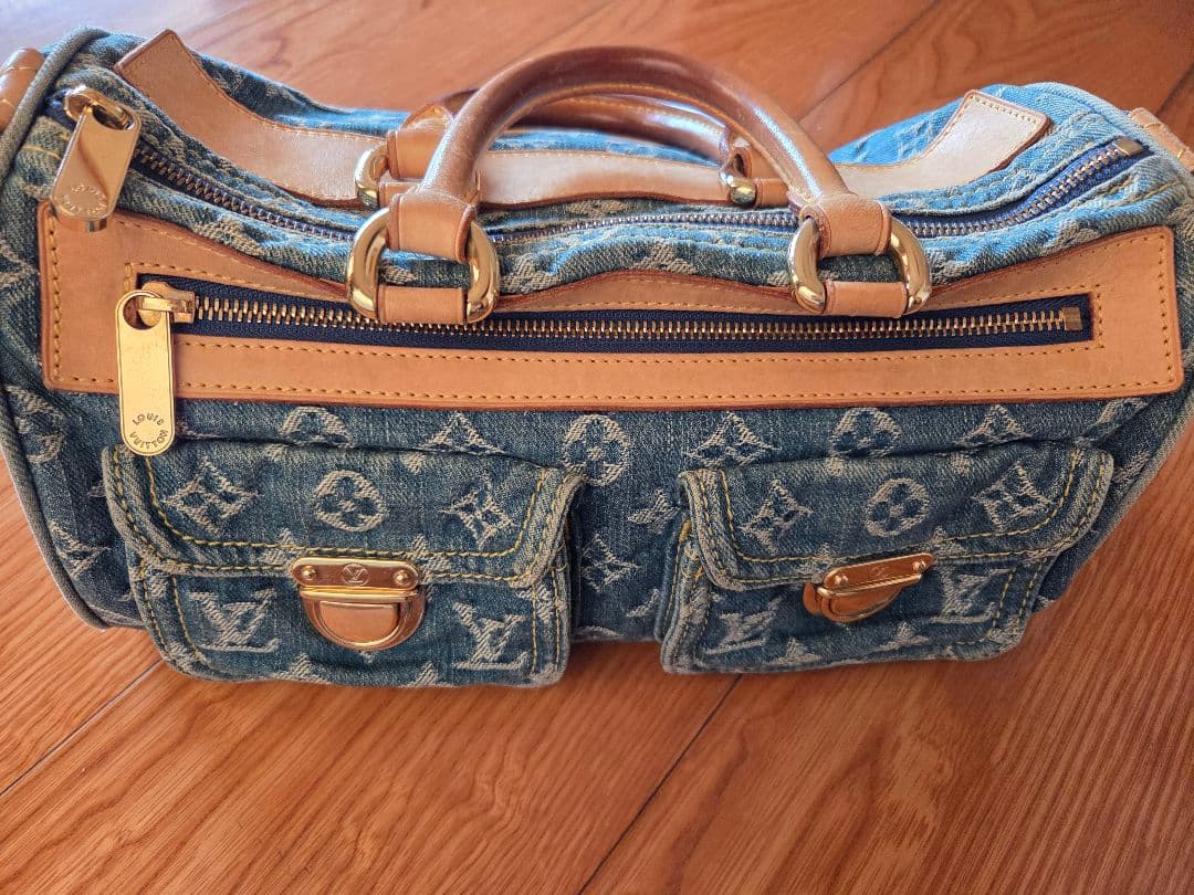 LOUIS VUITTON ルイヴィトン ネオスピーディ モノグラムデニムバッグ
