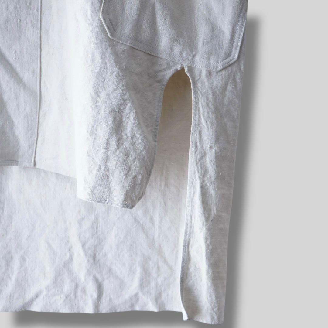 1930s フレンチリネン アンティーク ヴィンテージ リネンコート ビヨード