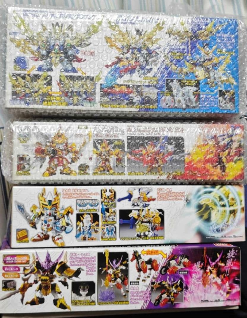 ガンプラ SDガンダム三国伝 天玉鎧 蒼龍・炎鳳・弩虎・真武 ４種セット売り