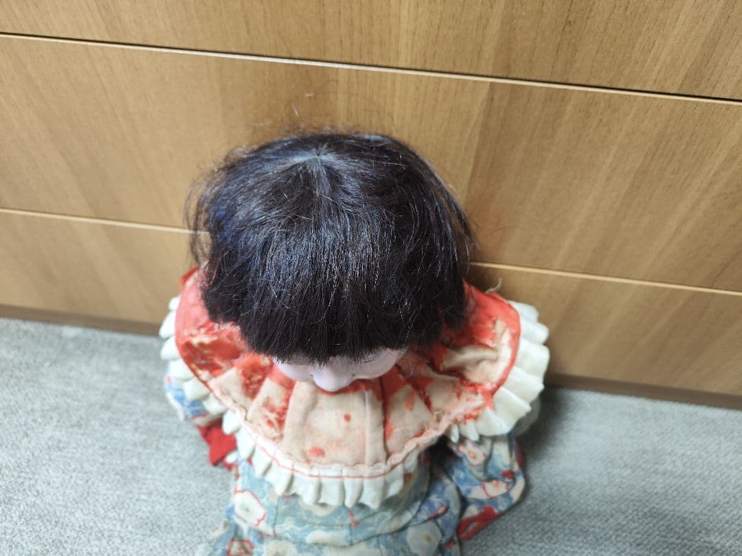 市松人形　抱き人形　60cm　アンティーク