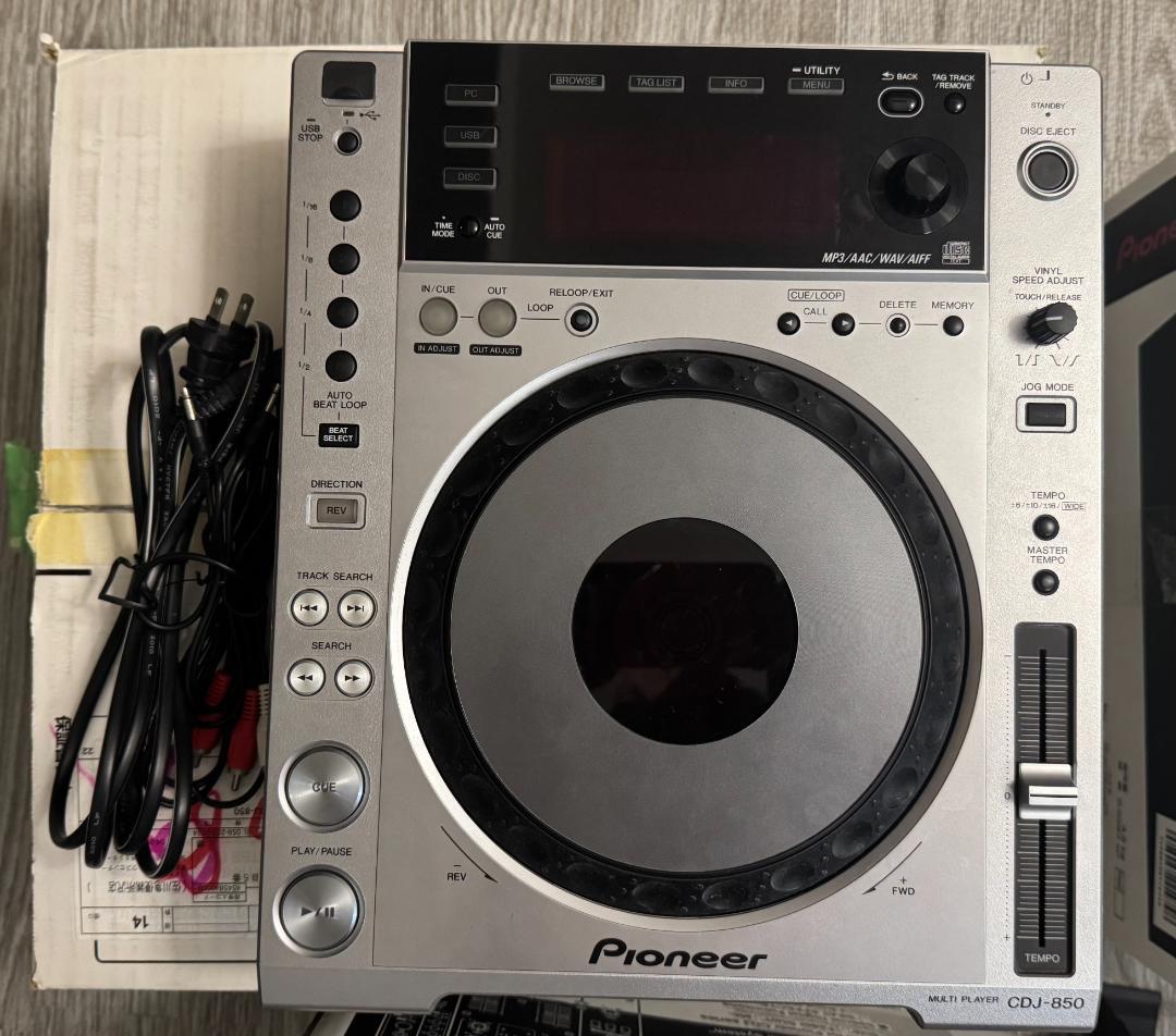Pioneer DJM400箱ありCDJ850二台箱あり+EFX-500 おまけ