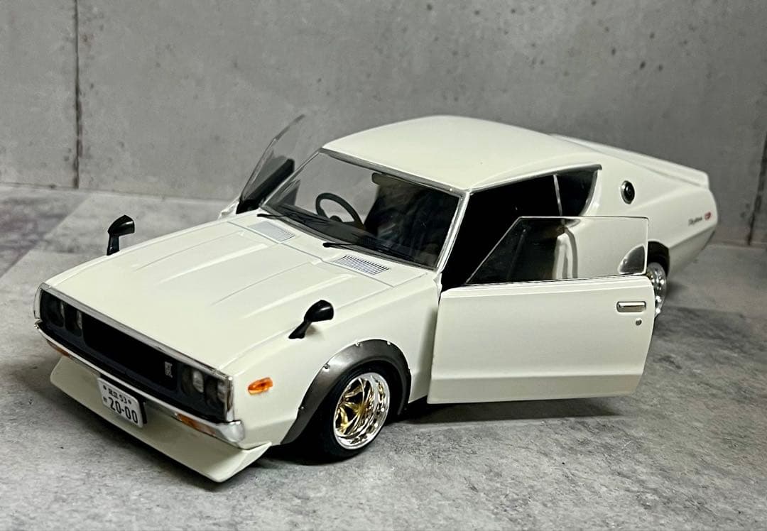 国産名車 1/24 スカイライン GT-R カスタム ガレージ ジオラマ 旧車