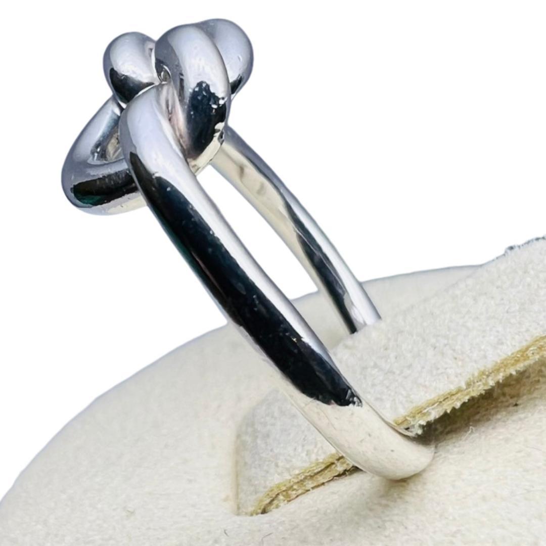 【極美品】TIFFANY リング 指輪 ラブノット コンビ 925 750 8号