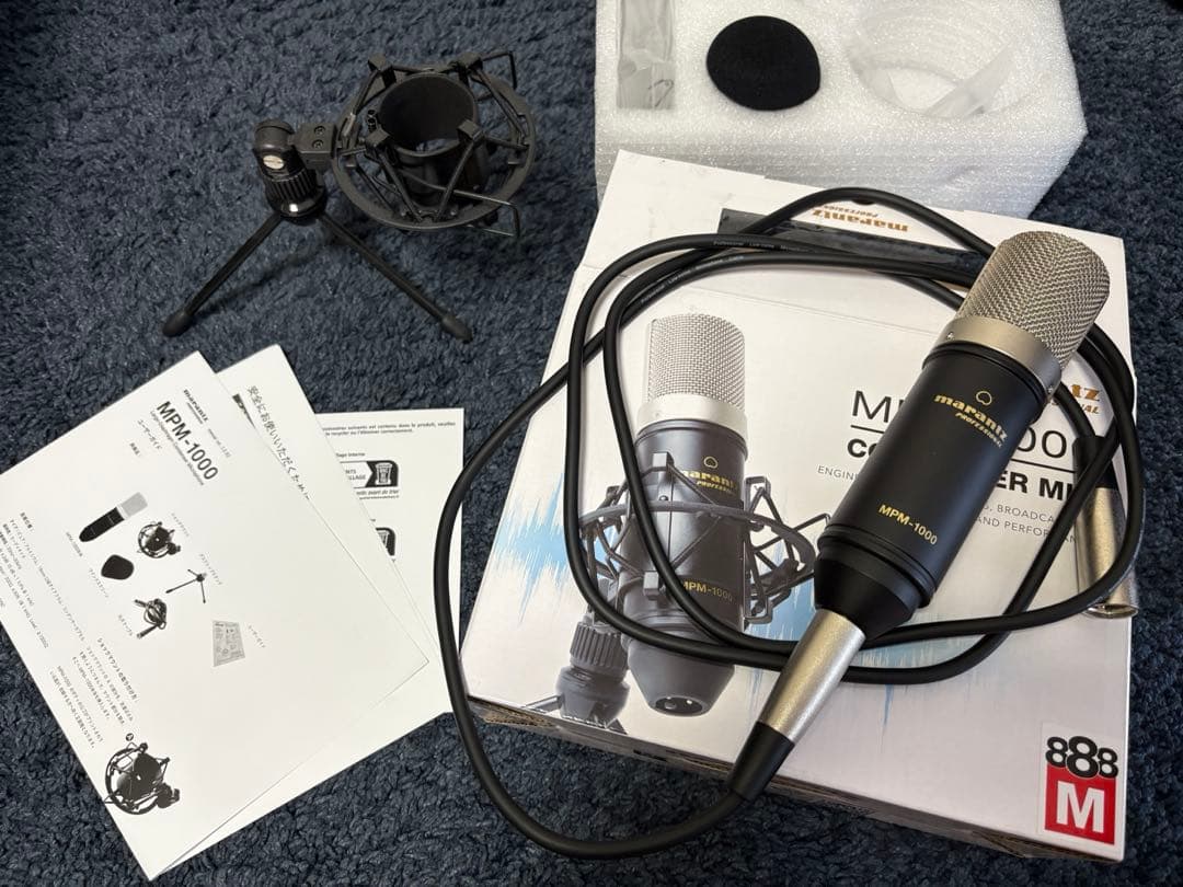 配信セット YAMAHA AG03 mk2 marantzマイク スタンドほか