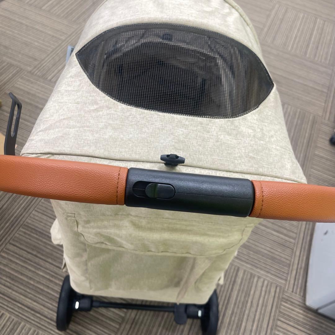 美品 ペットカート バギー 4輪 ワンタッチ 折り畳み 軽量 コンパクト