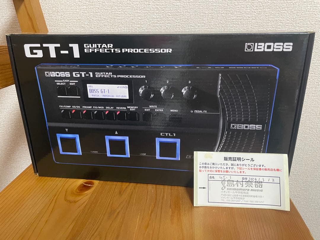 【美品】BOSS GT-1 マルチエフェクター