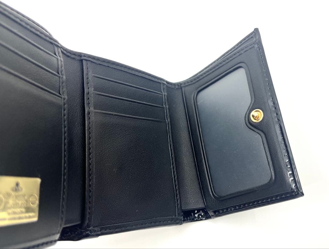 【新品・未使用】Vivienne Westwood 三つ折り財布 ブラック