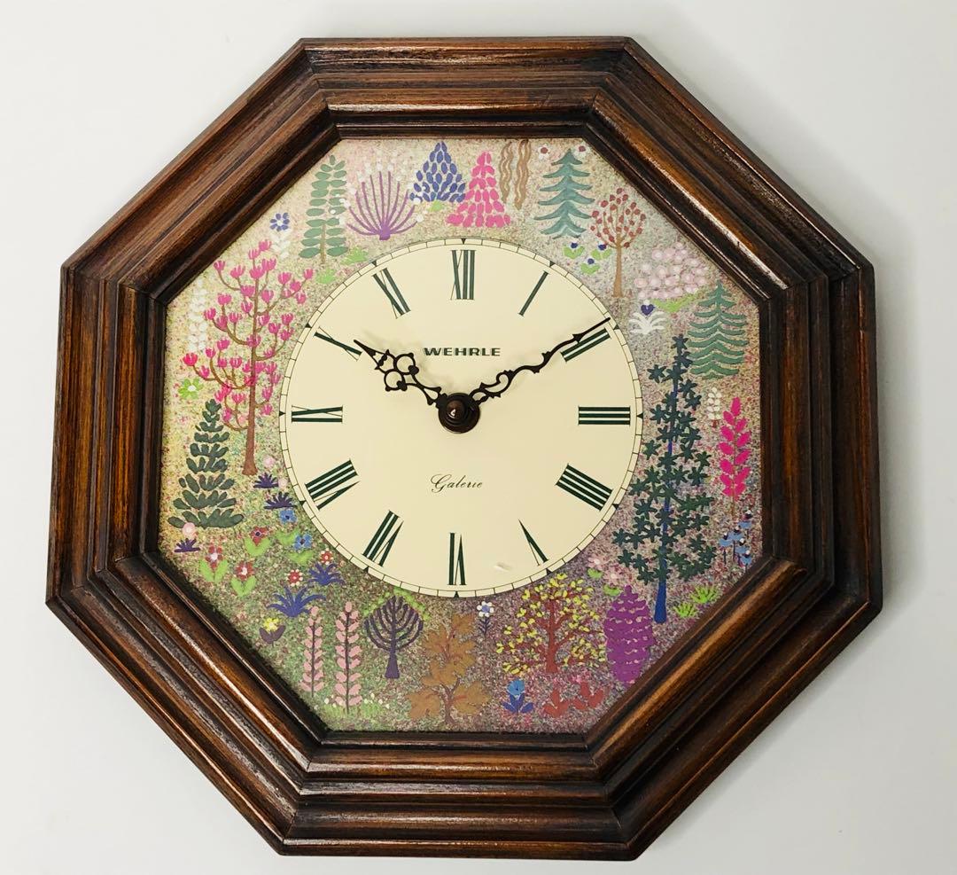 未使用品 WEHRLE Gallery Clock ウエラ社 掛時計 希少品