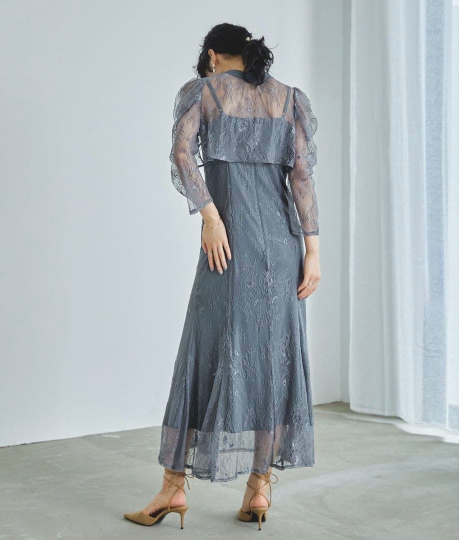 kana オケージョンドレス レースボレロセット S 結婚式 低身長 3WAY