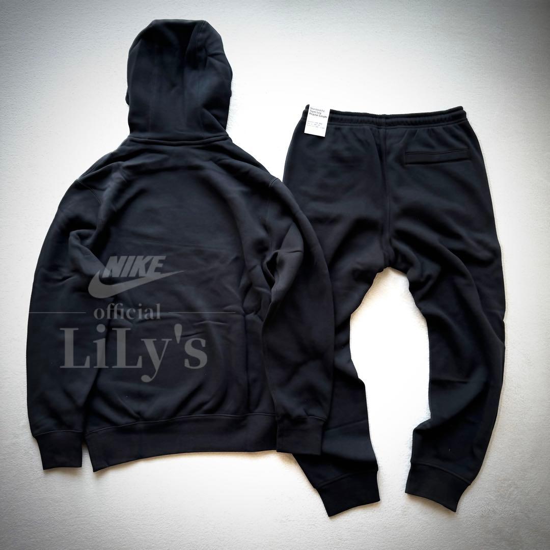 【ＸＬサイズ】NIKE上下セットアップ　ロゴボア　黒ブラック　ナイキ　新品未使用