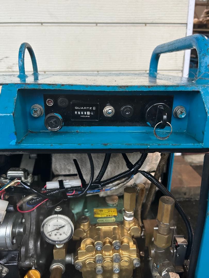 K3★ツルミHPJ-5ESM高圧洗浄機防音　ガン・高圧ホース・給排水ホースセット