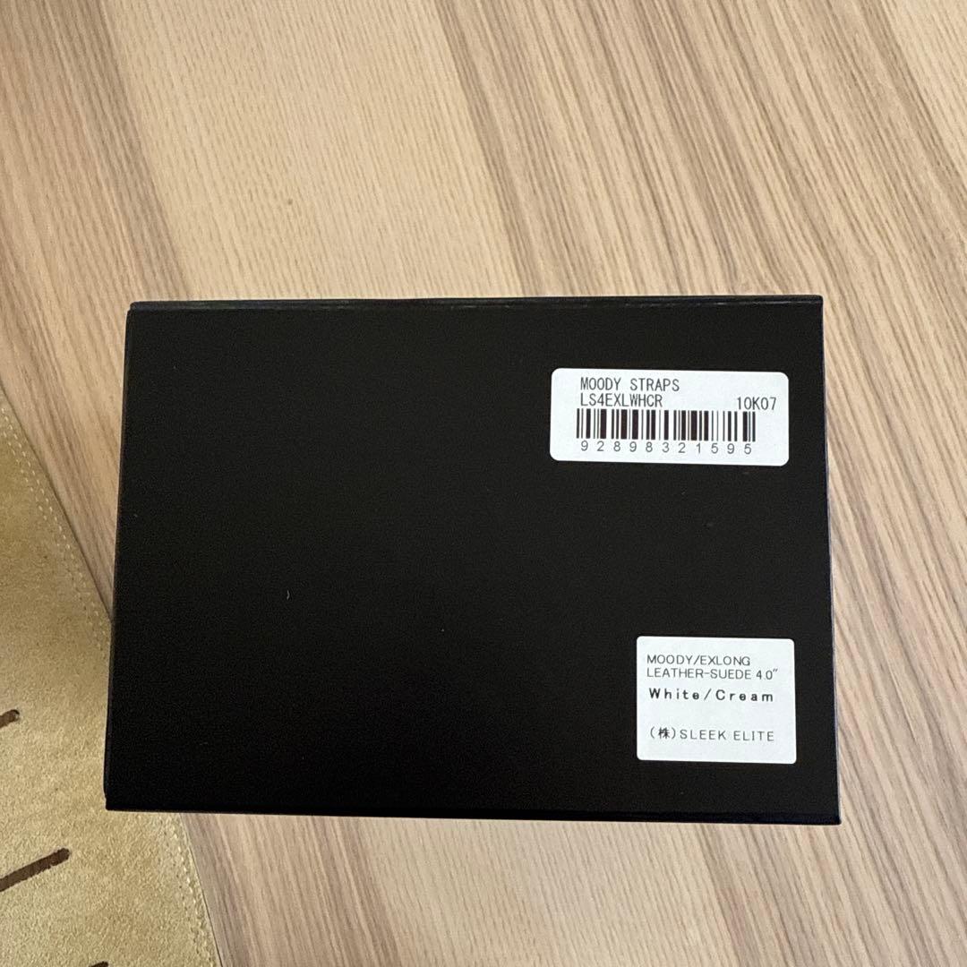 【ほぼ未使用】MOODY STRAPS Leather&Suede 4.0\"