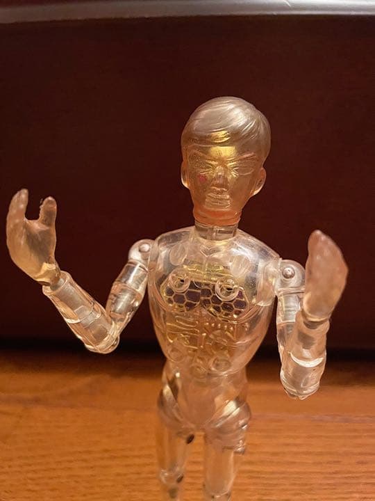 【当時物】少年サイボーグ　心臓　フィギュア タカラ　レア物　ゴールド