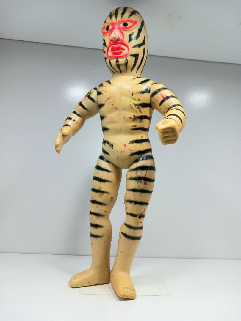 中嶋製作所 タイガーマスク グレートゼブラ ソフビ フィギュア