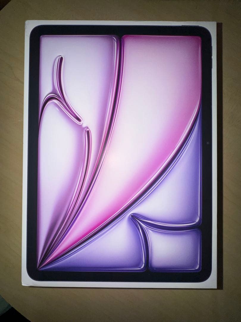 iPad Air 第6世代 M3 128GB パープル ガラスフィルム付き