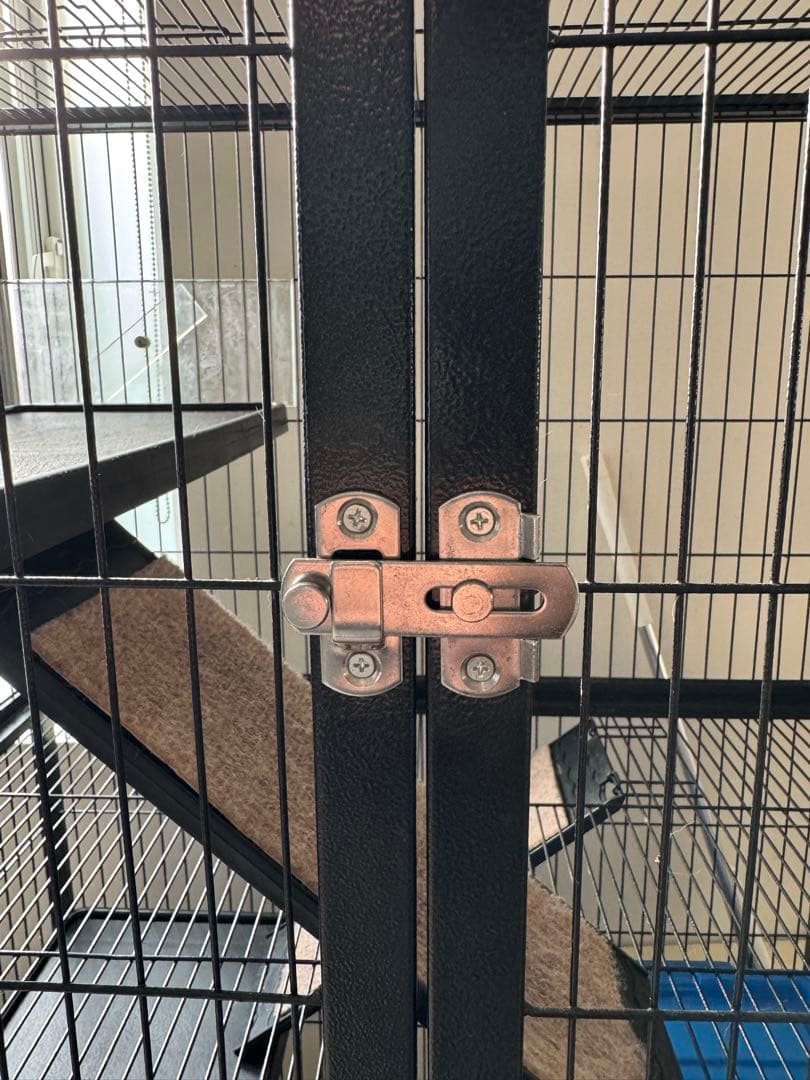 大きいペットケージ 多段式 黒