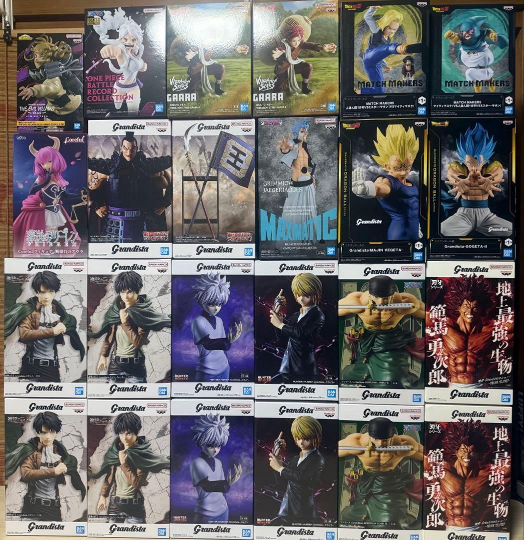 プライズフィギュア　まとめ売り　キルア　ナルト　ワンピース　ドラゴンボール