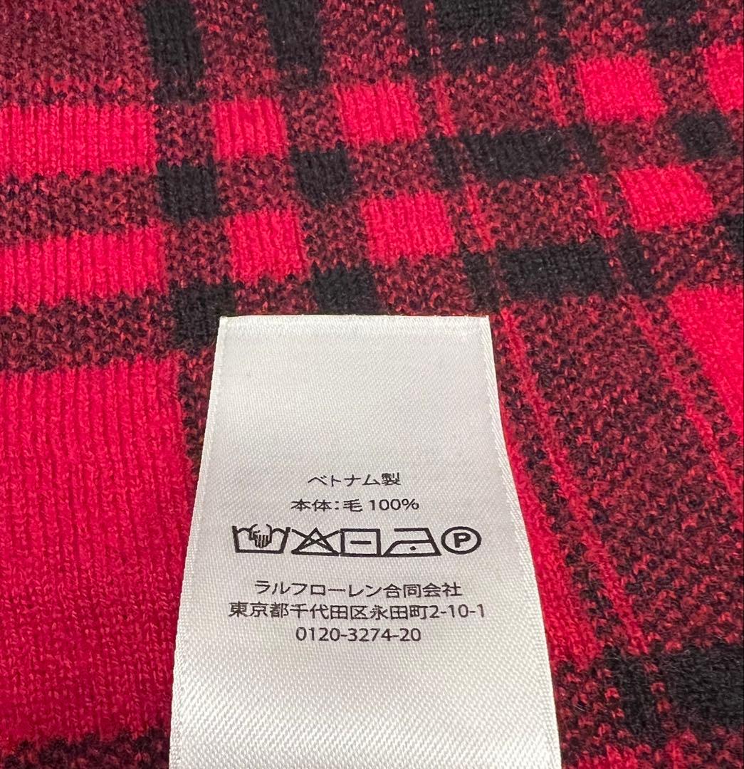 【美品】ラルフローレンRalph Lauren チェックラップスカート　XS