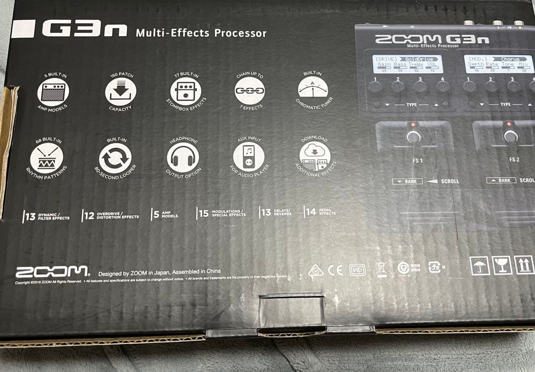 ZOOM G3n マルチエフェクター　新品未使用