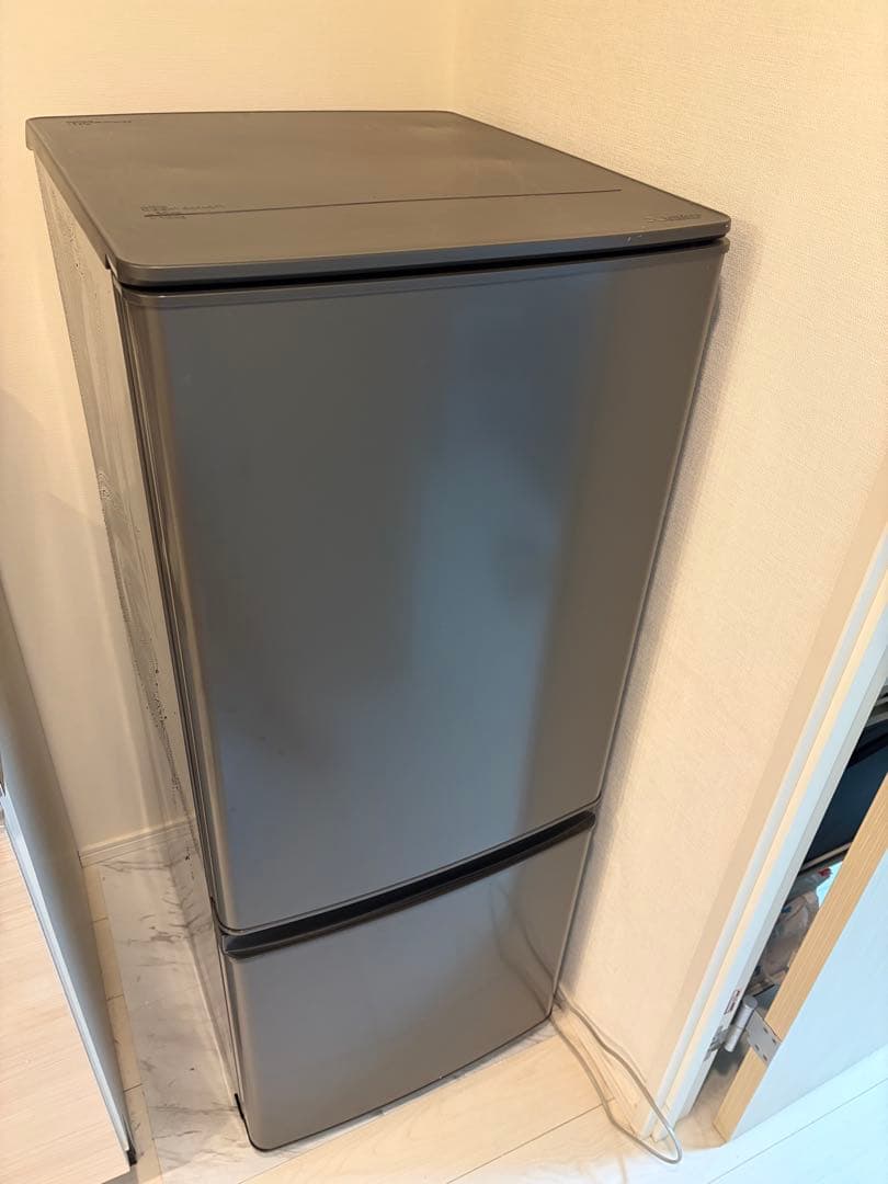 【美品】2024年製 三菱電機 冷蔵庫・冷凍庫 MR-P15J-H