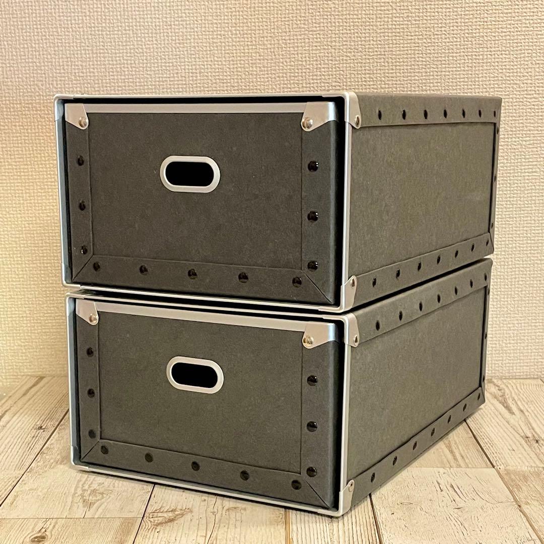 無印良品　硬質パルプボックス　引出し式　深型　廃番　美品　書類用　A4 muji