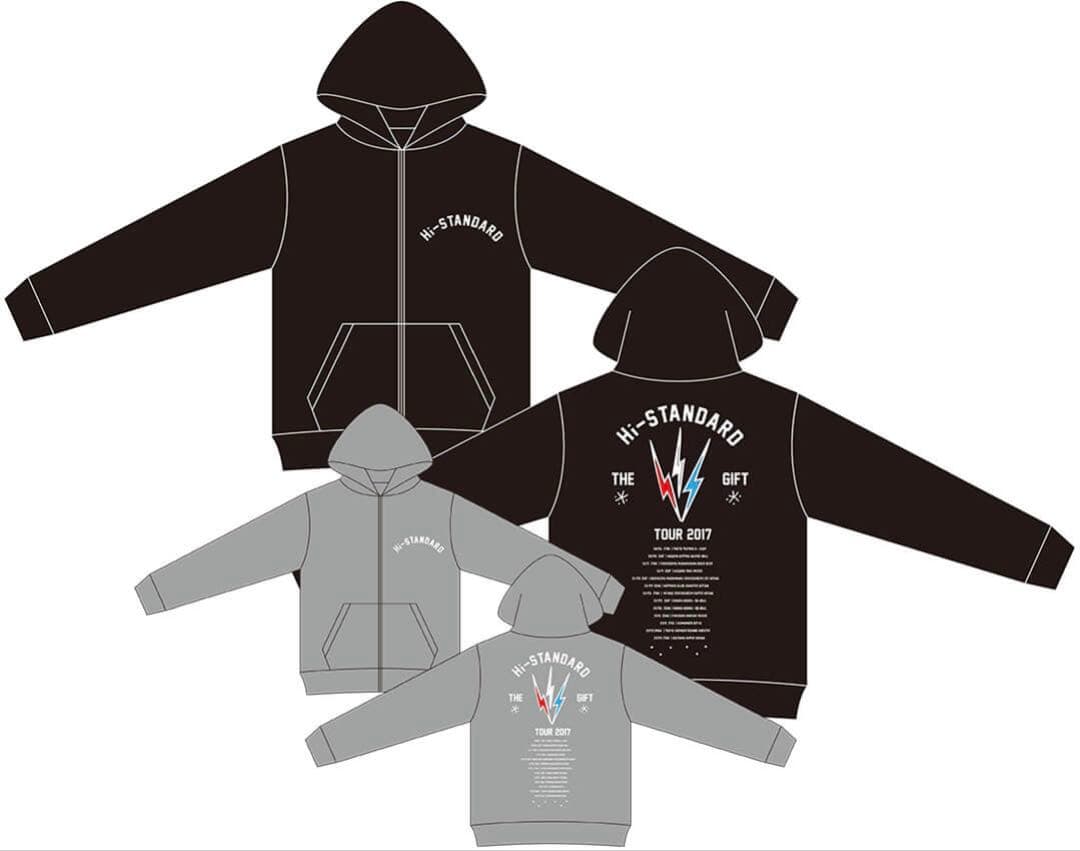 新品 Hi-STANDARDハイスタンダード『BRICK』パーカー黒M 横山 健
