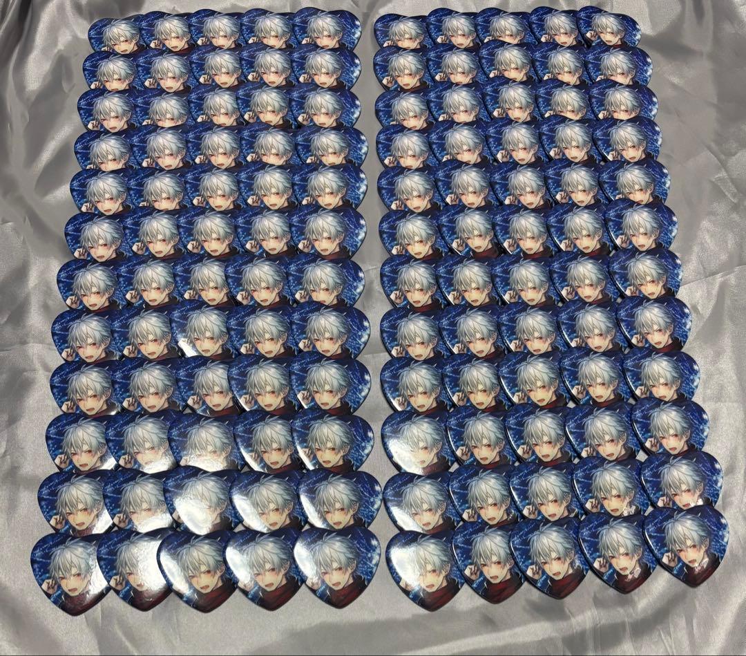 にじさんじ 葛葉 ホワイトデー ハート缶 缶バッジ