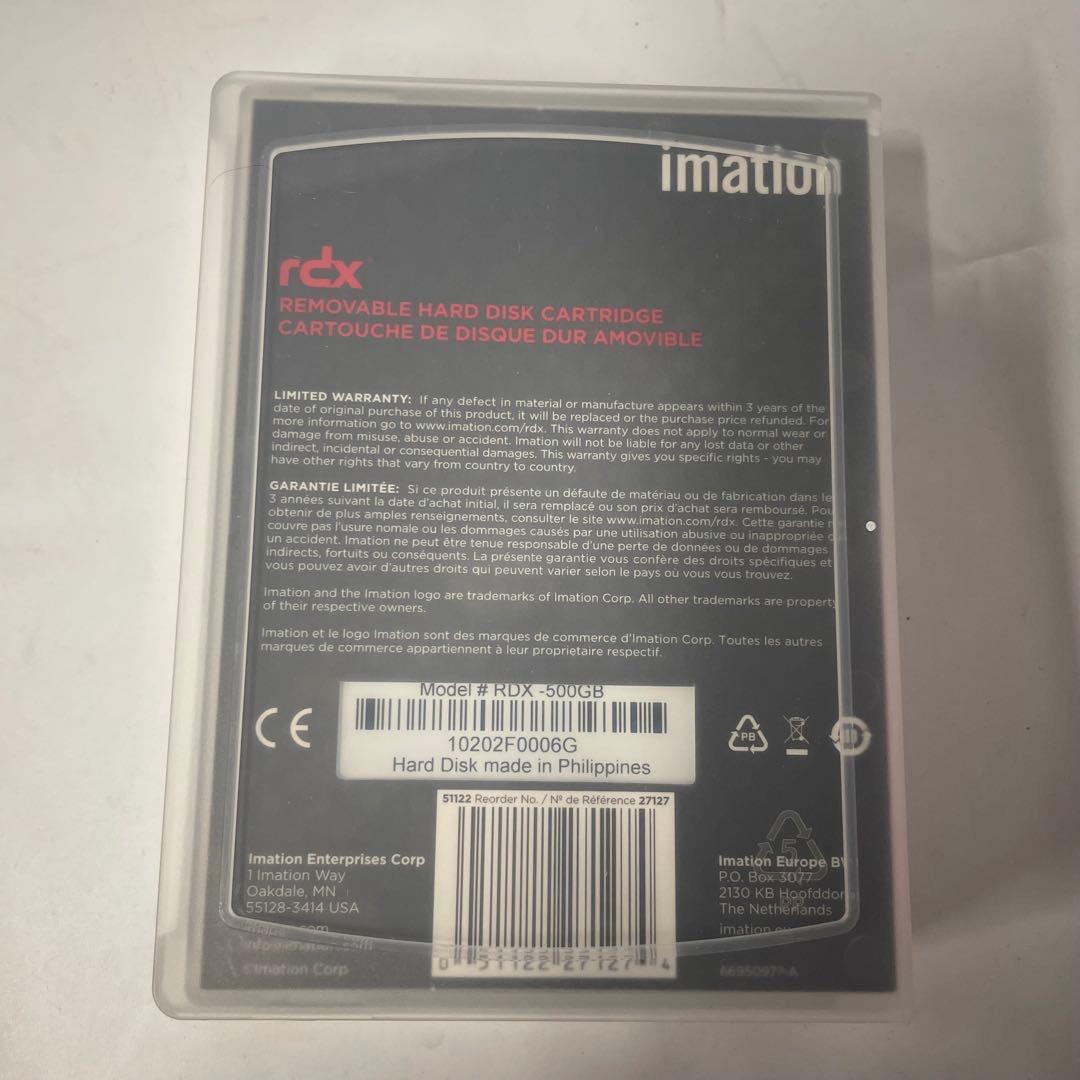 【美品】imation RDX-USB RDX-500GB イメーション