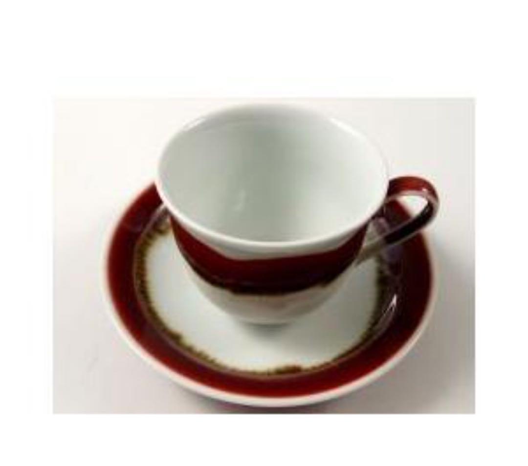 有田焼　真右エ門窯　共箱　 カップ＆ソーサー　真右ェ門窯