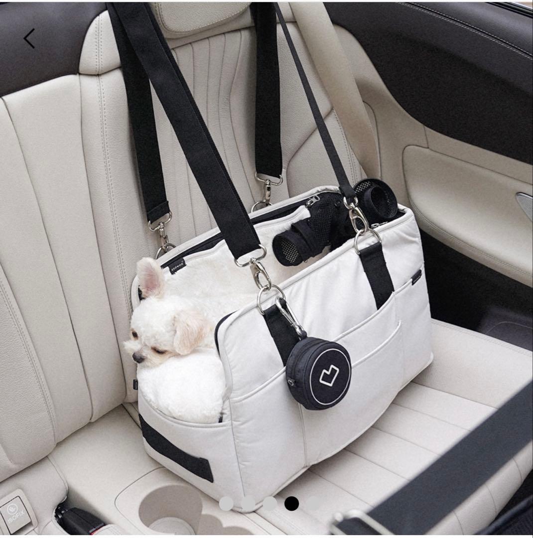 SSOOOK BAG 犬用 キャリーバッグBEIGE Lサイズ