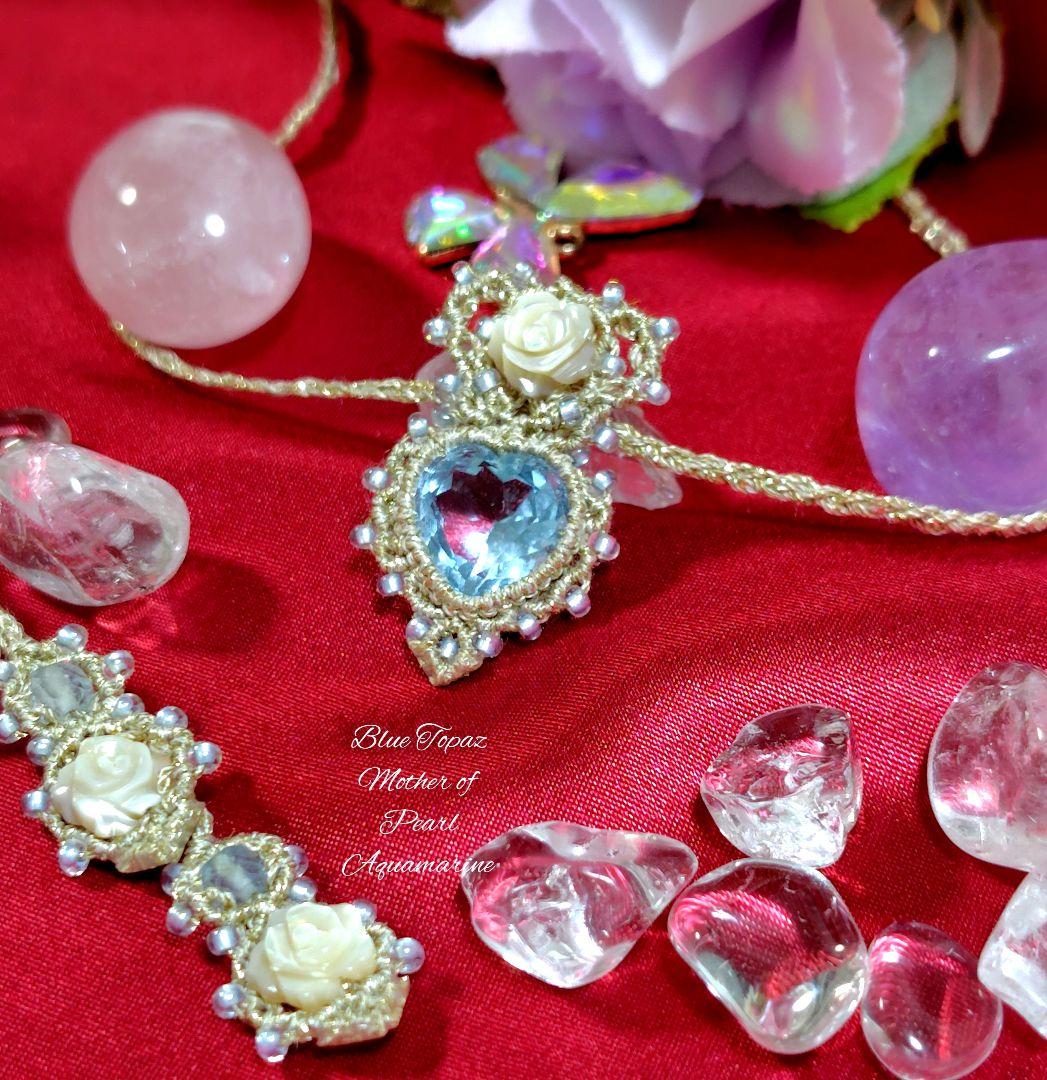 ♡ラピスラズリマクラメネックレス