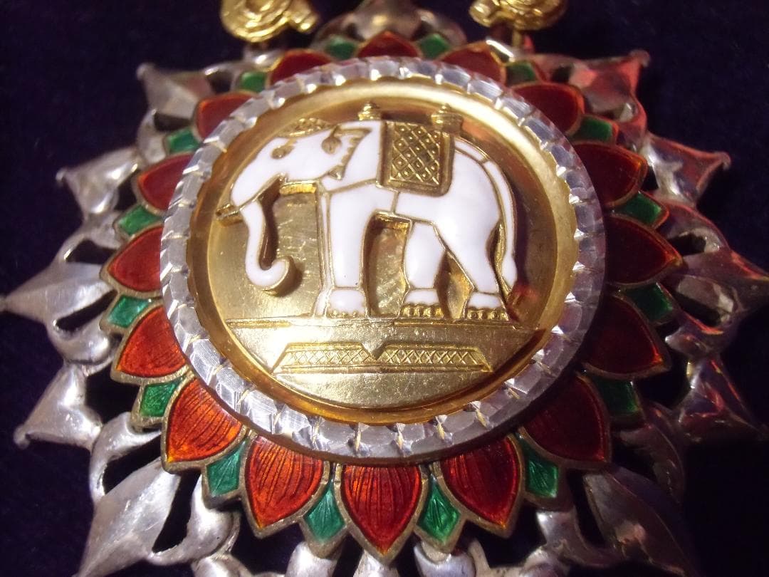 Ｔタイ国＊白象勲章＊司令官クラス（実物）