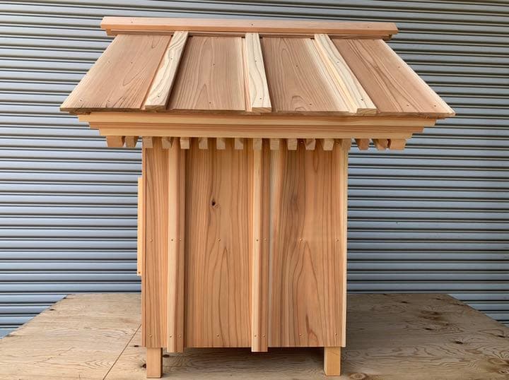 【価格相談可】一点物　オリジナル木製犬小屋　木造家屋　和風　屋外屋内室内 ペット