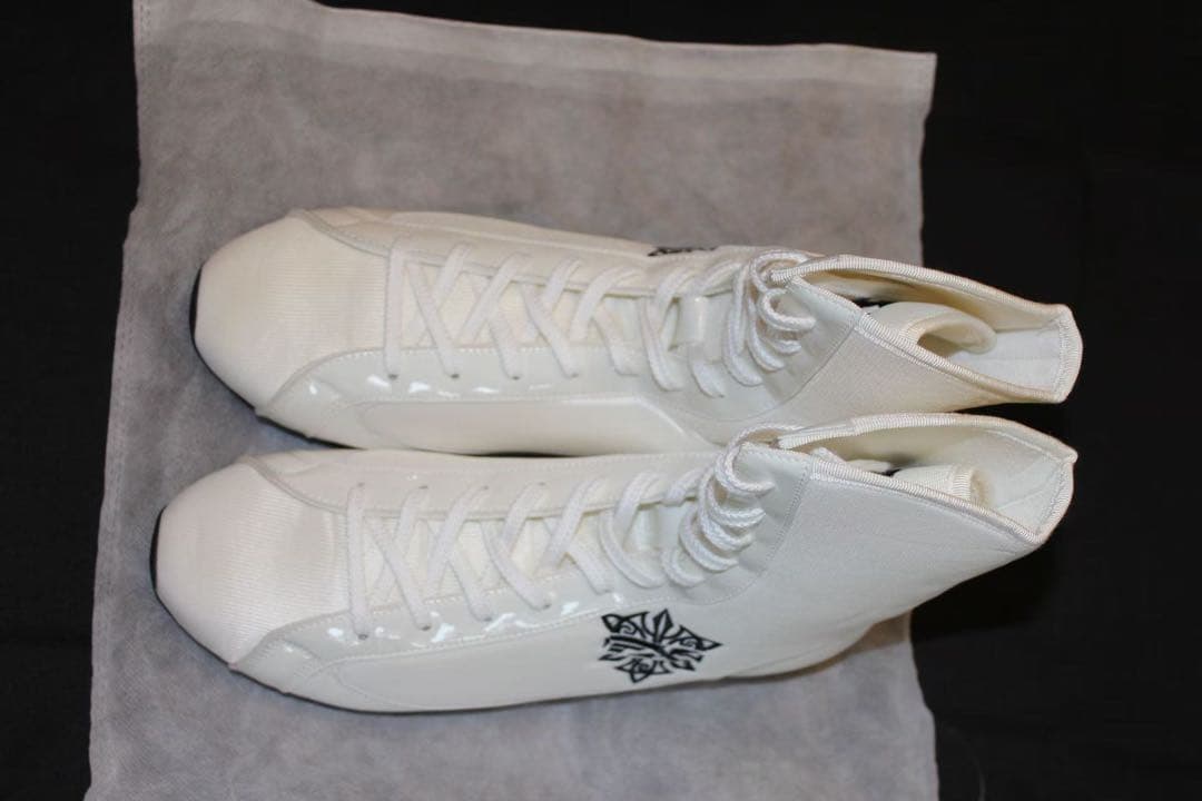 ボクシングシューズ ホワイト 高トップ