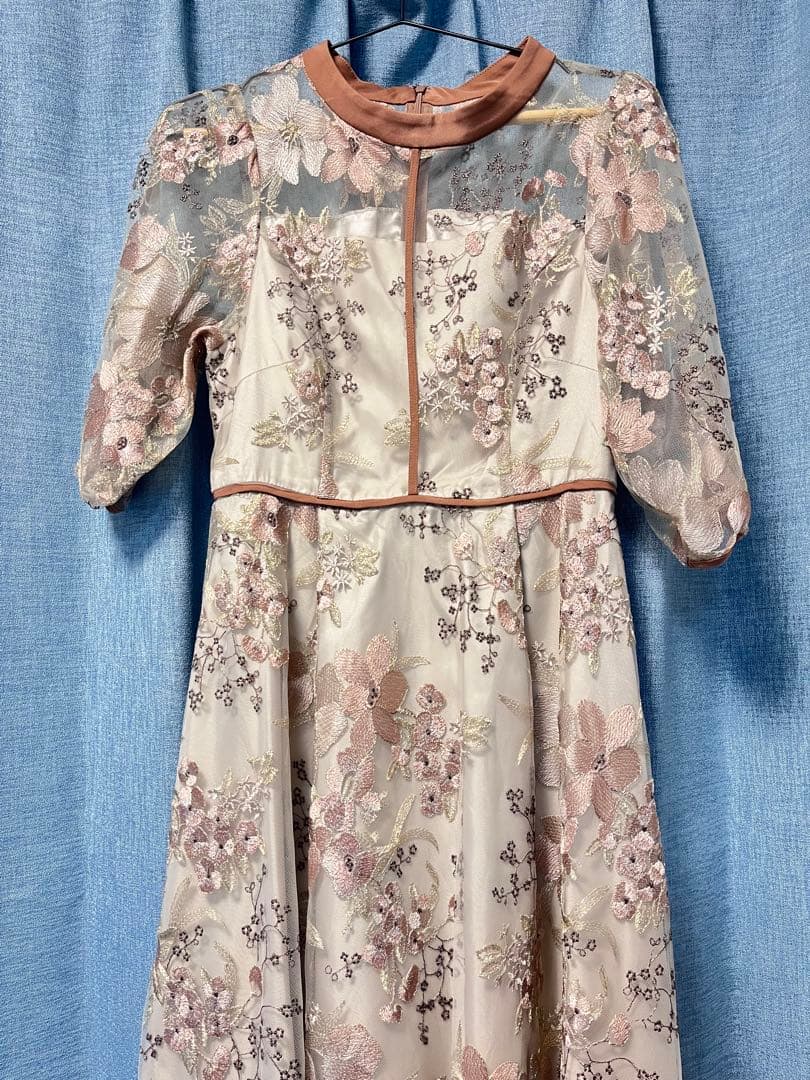 Dorry Doll フラワーエンブロイダリードレス　結婚式　お呼ばれ　ドレス