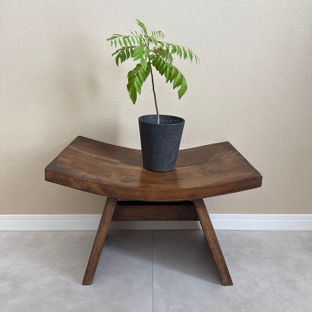 アンティーク木製スツール