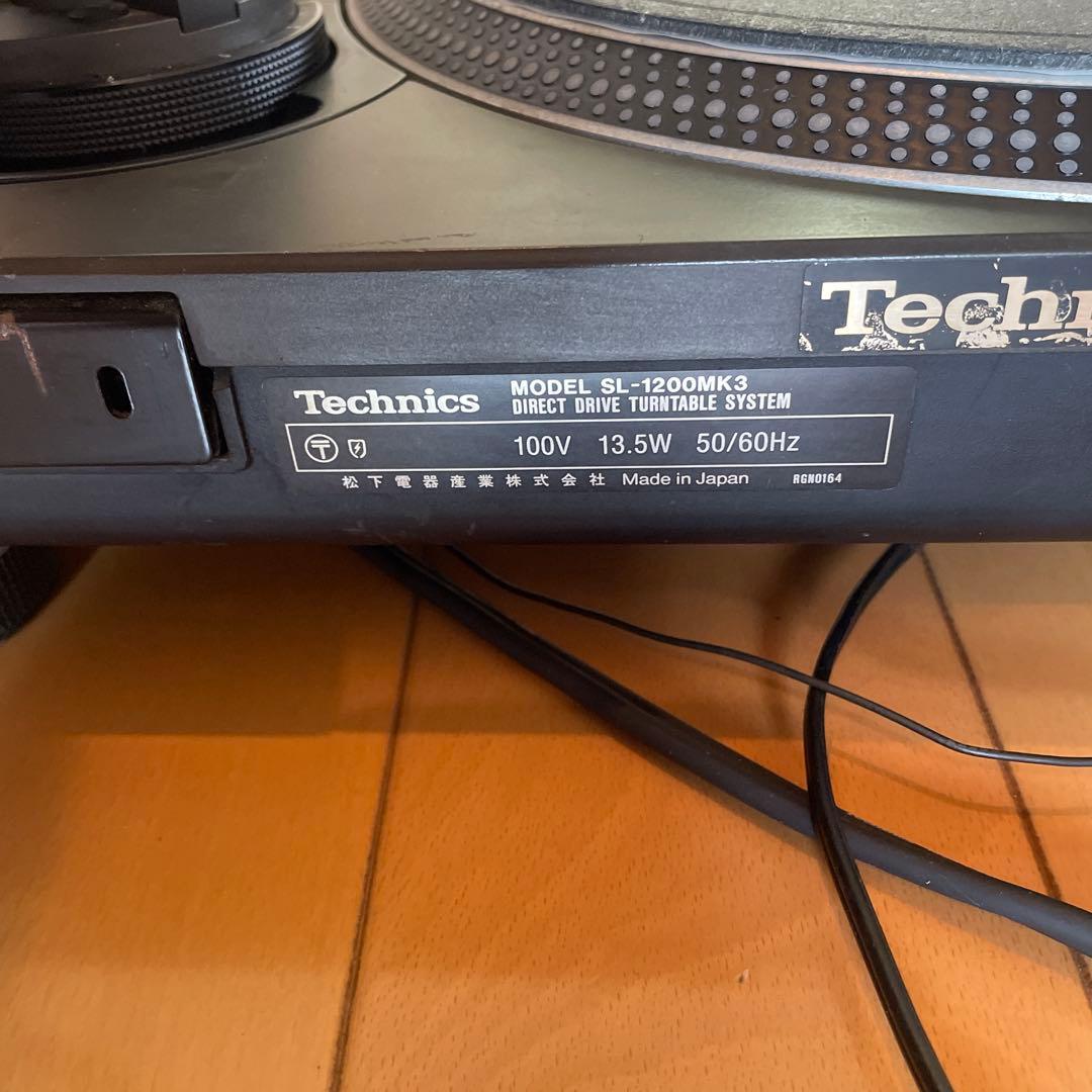 Technics SL-1200MK3 ターンテーブル 黒