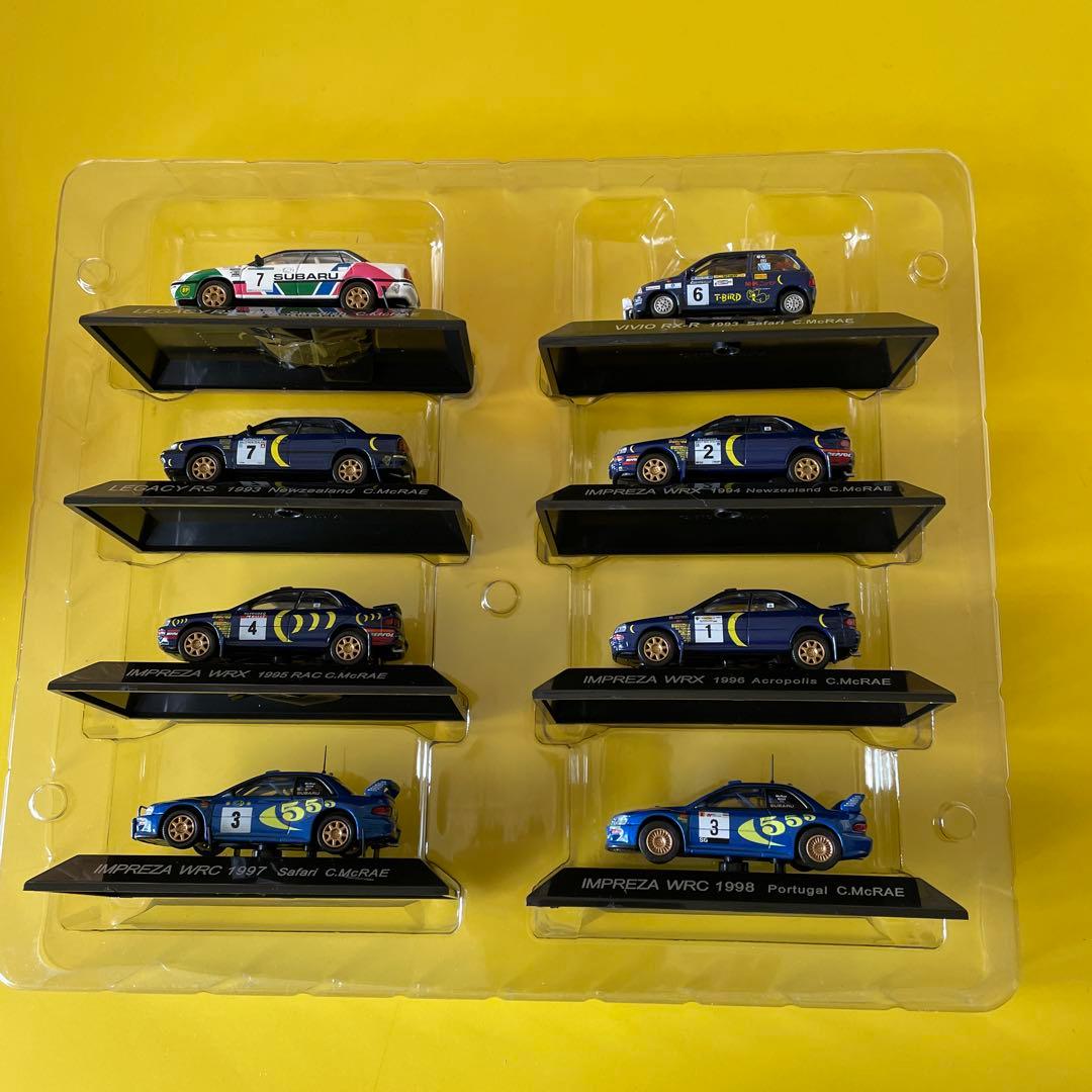 IMPREZA WRC 1996-1998 ミニカー 9台セット