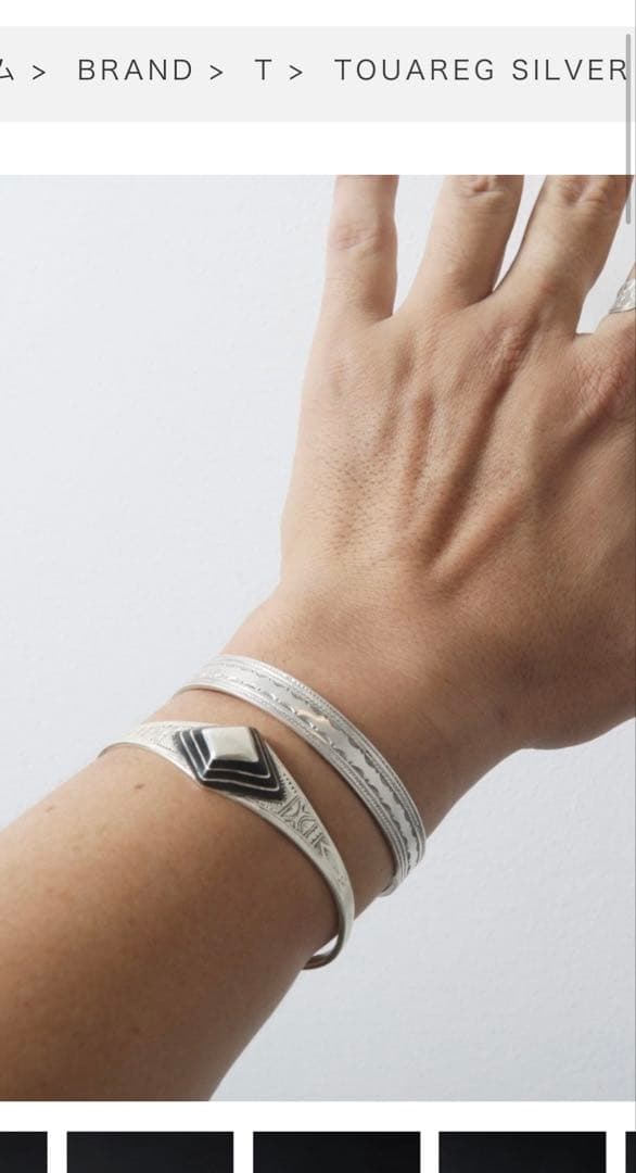 TOUAREG SILVER JEWELRY シルバーバングル A16