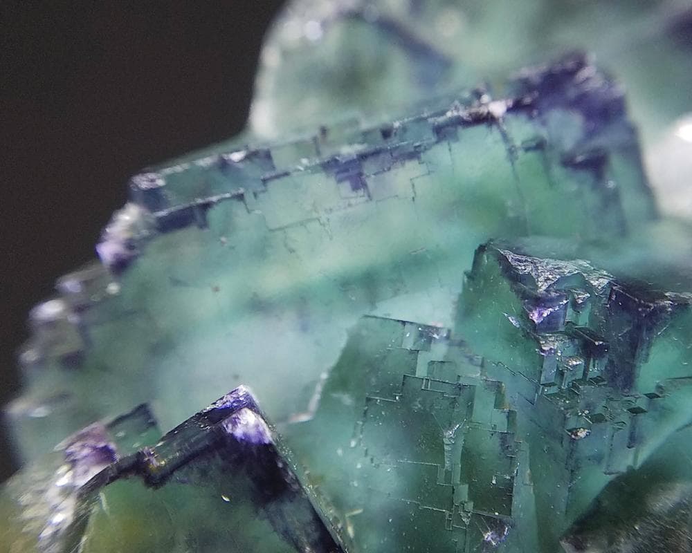 375 フローライト エロンゴ産 ブルーグリーン パープル 蛍石