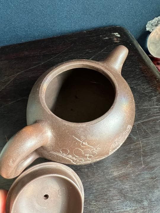 中国紫砂壺　茶道具　在銘　急須