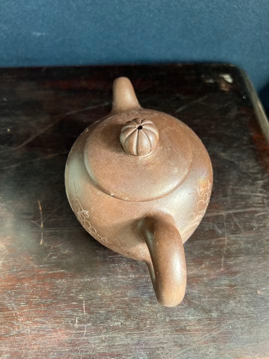 中国紫砂壺　茶道具　在銘　急須