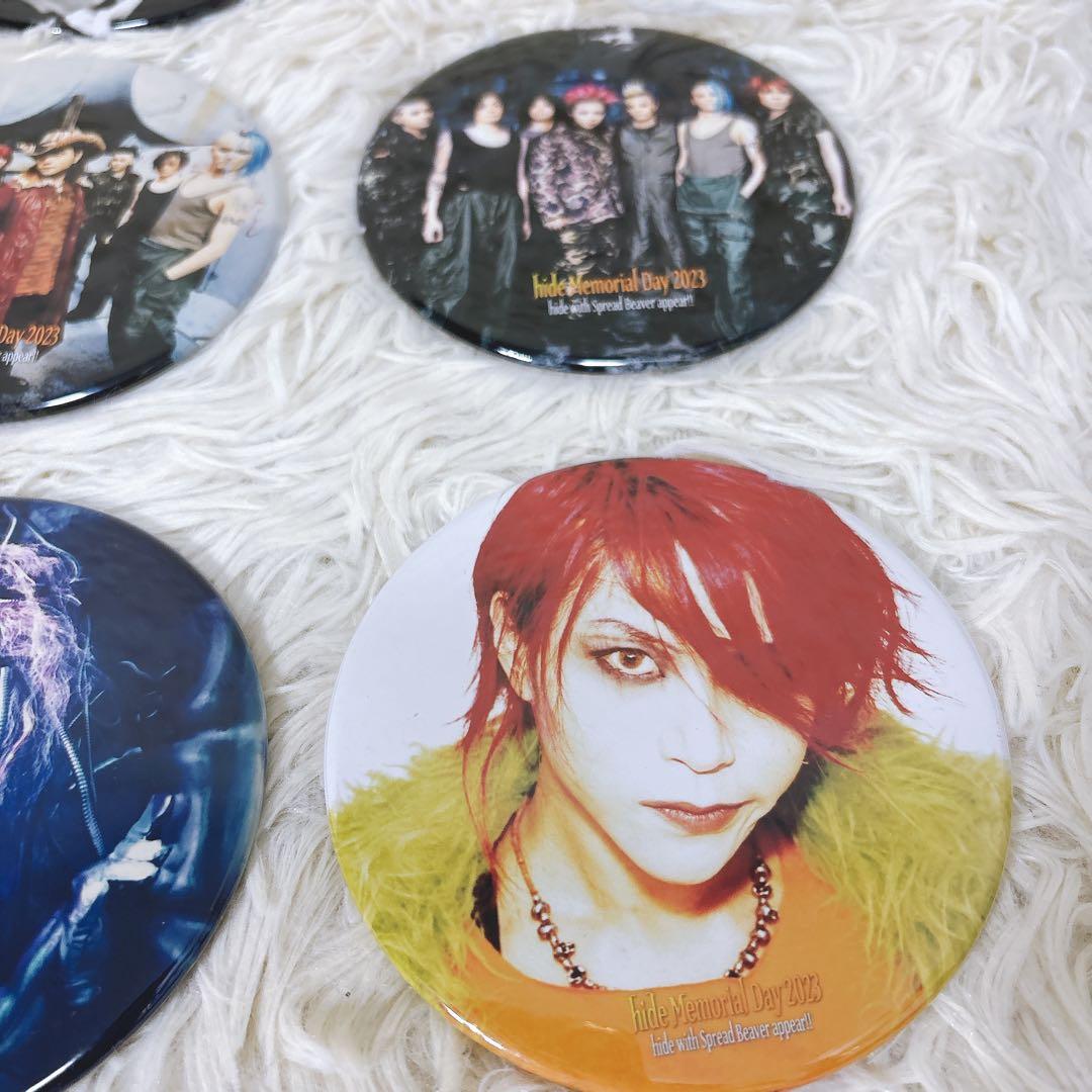 【hide Memorial Day 2023】特大缶バッジ 10種 フルコンプ