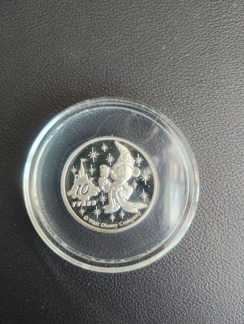 東京ディズニーランド開園10周年純銀製記念メダル
