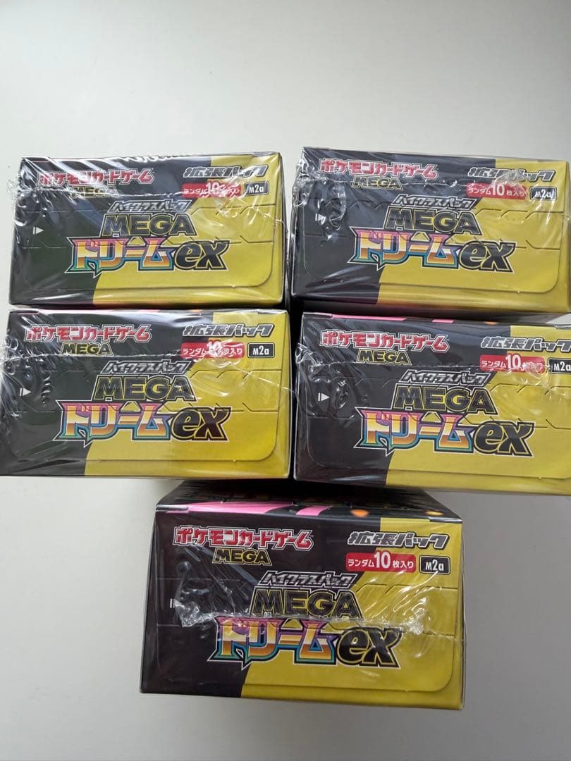 ポケモンカード　MEGA ドリーム　ex 5BOX