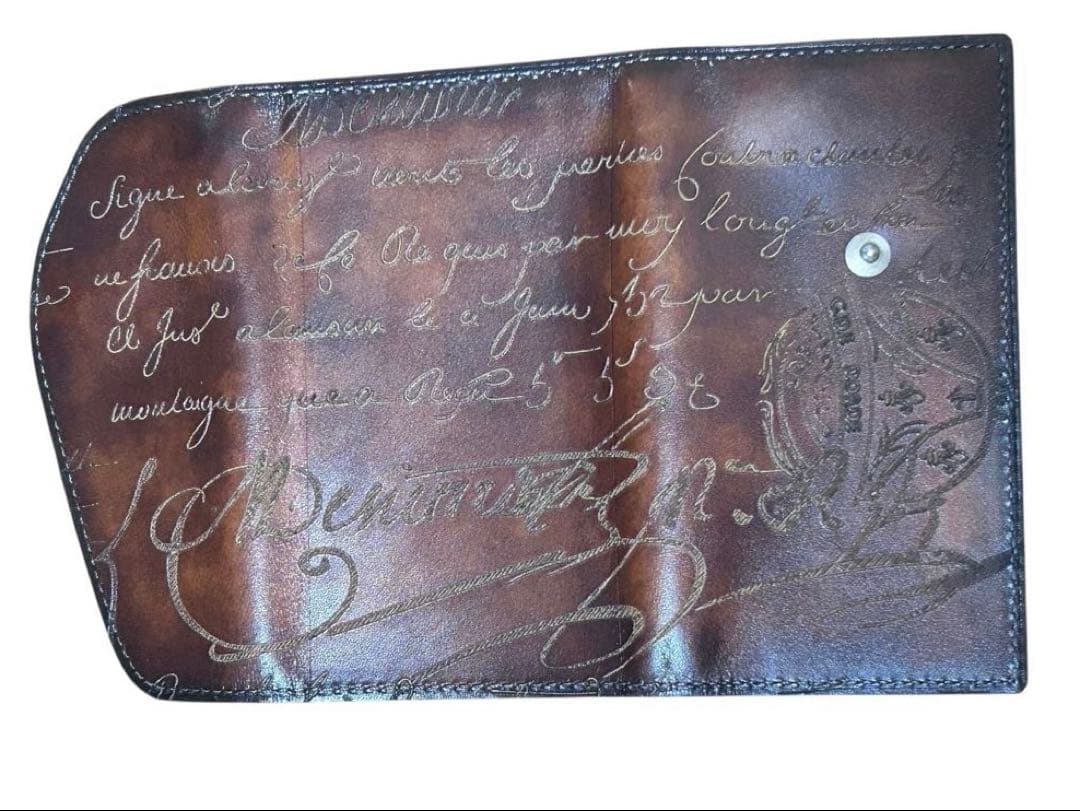 Berluti ベルルッティ　カリグラフィー　キーケース　キーホルダー　ブラウン